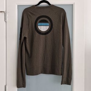 James Perse green sweatshirt